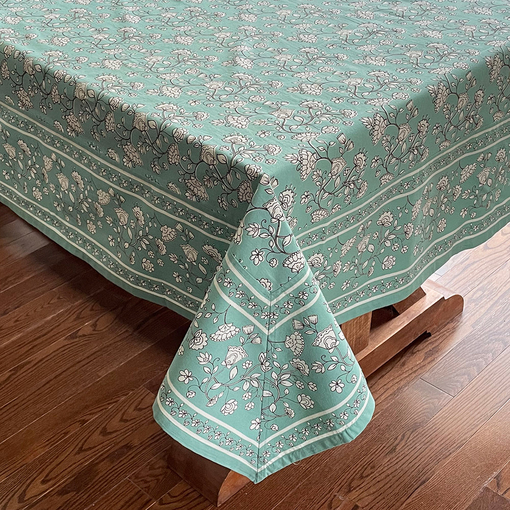 Zuri Teal Tablecloth – The Mahogany Store